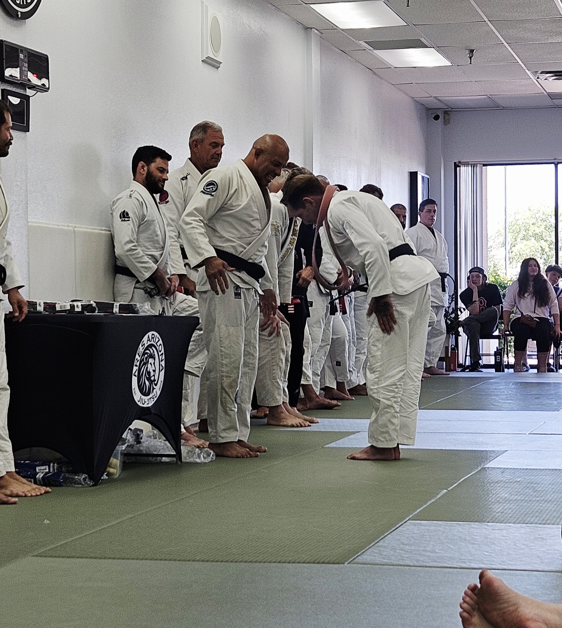 Belt promotion ceremony Ares Arizona